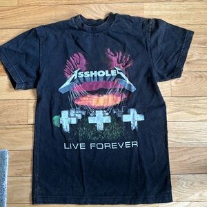 Never worn “assholes live forever t shirt”